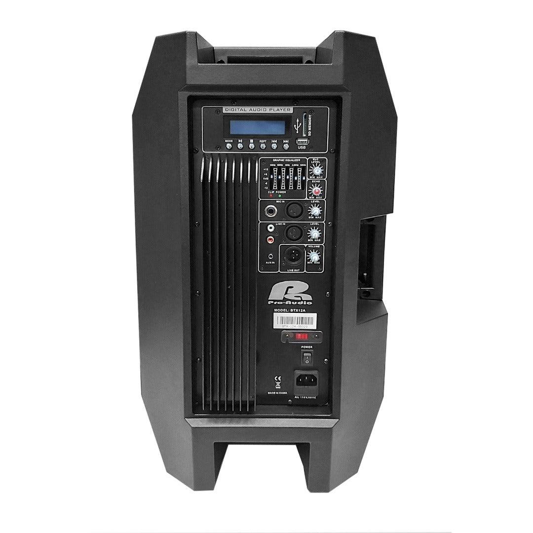 BTX12A Cabina Activa Pa Pro Audio 350w Bluetooth