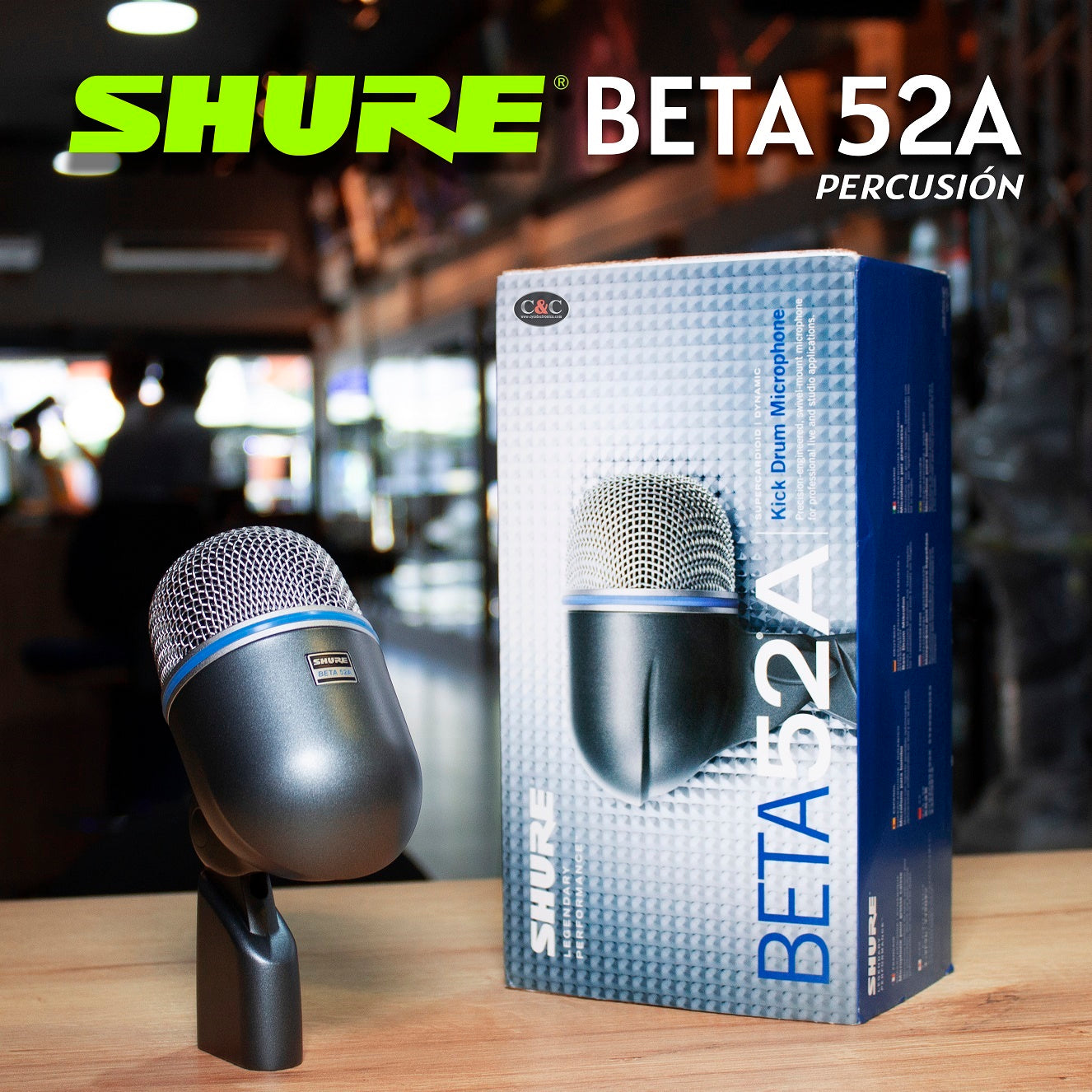 SHURE BETA52A MICROFONO PARA BOMBO