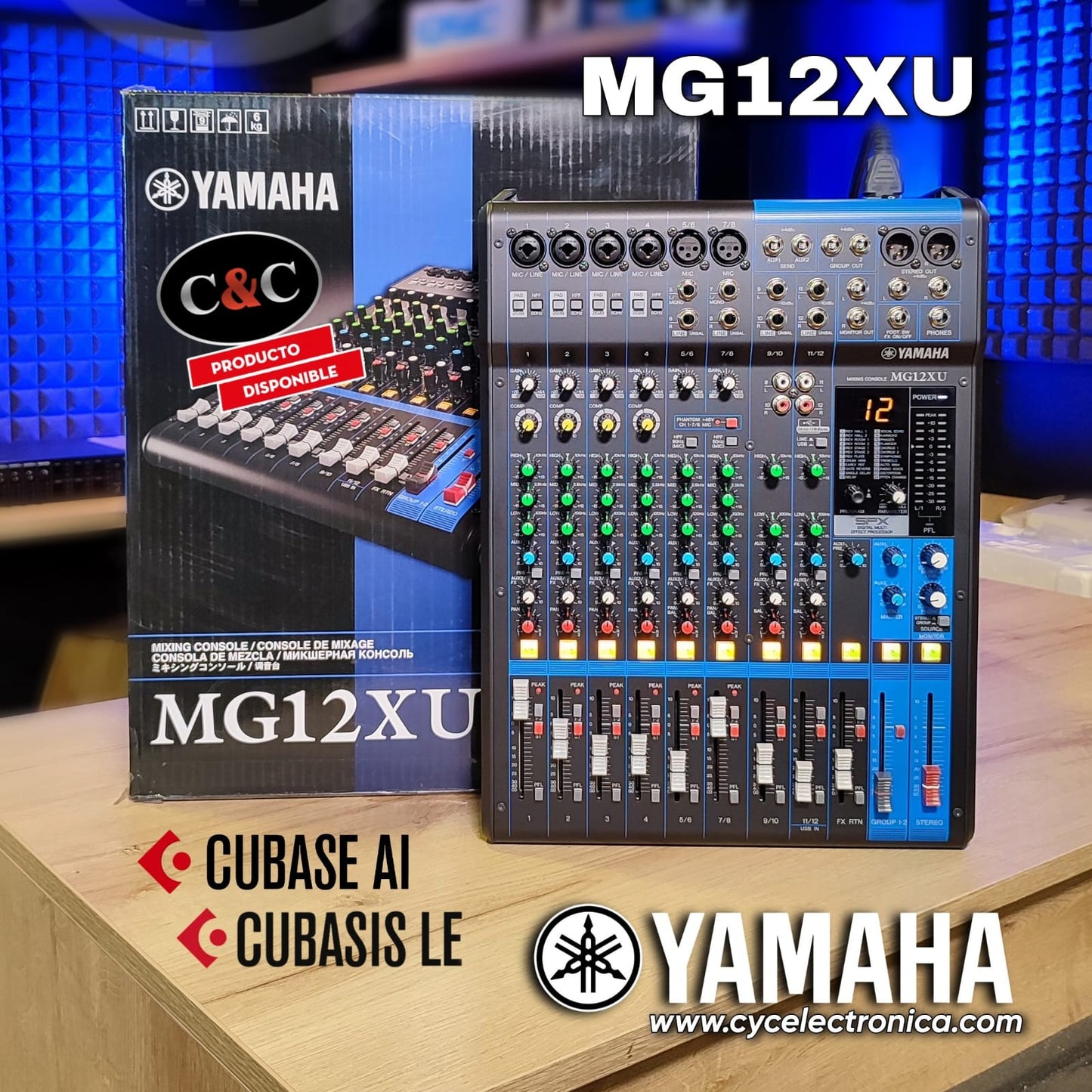 YAMAHA MG12XU MEZCLADOR