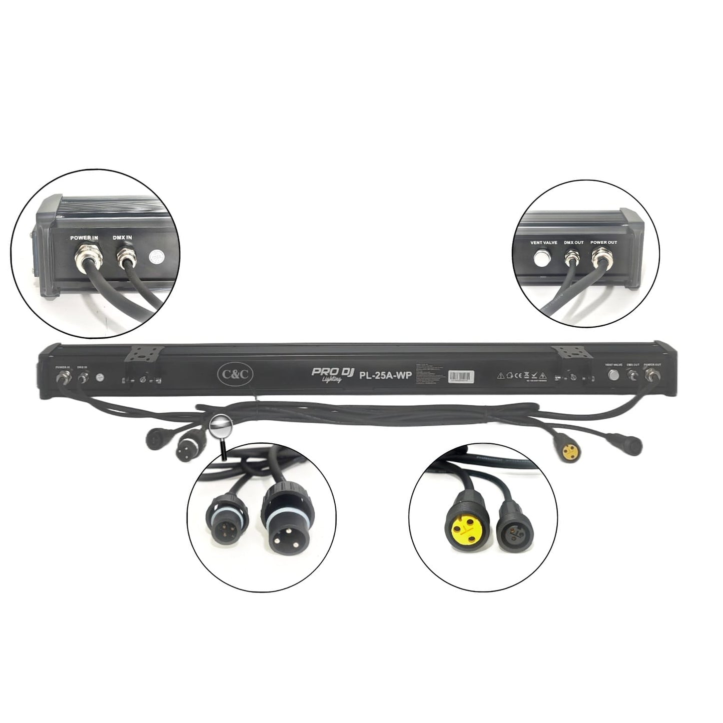 PRO DJ LIGHTING PL25A-WP BARRA LED WATER PROOF