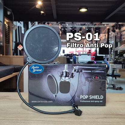 AUDIOSOUND PS-01 FILTRO ANTIPOP