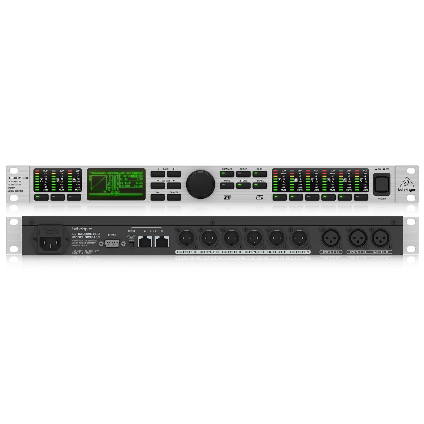 BEHRINGER DCX2496 PROCESADOR