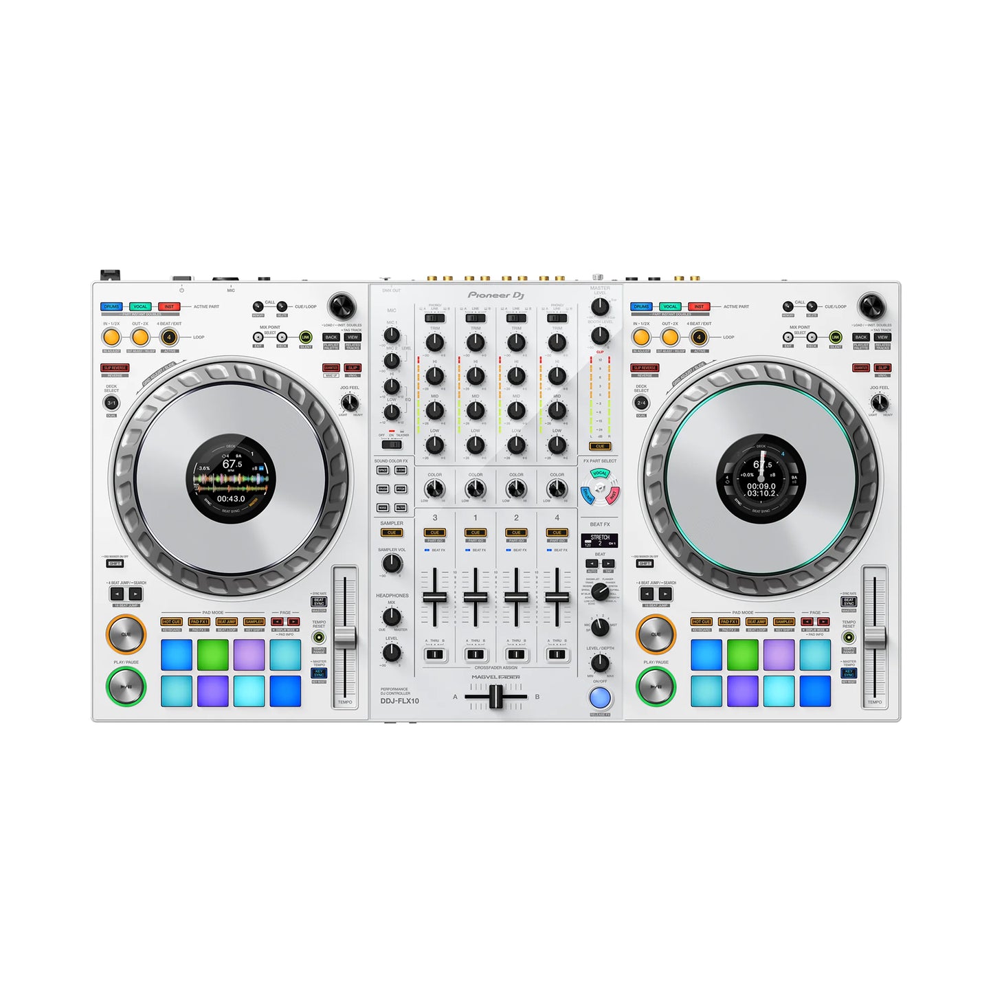 PIONEER DDJFLX10W CONTROLADOR DJ