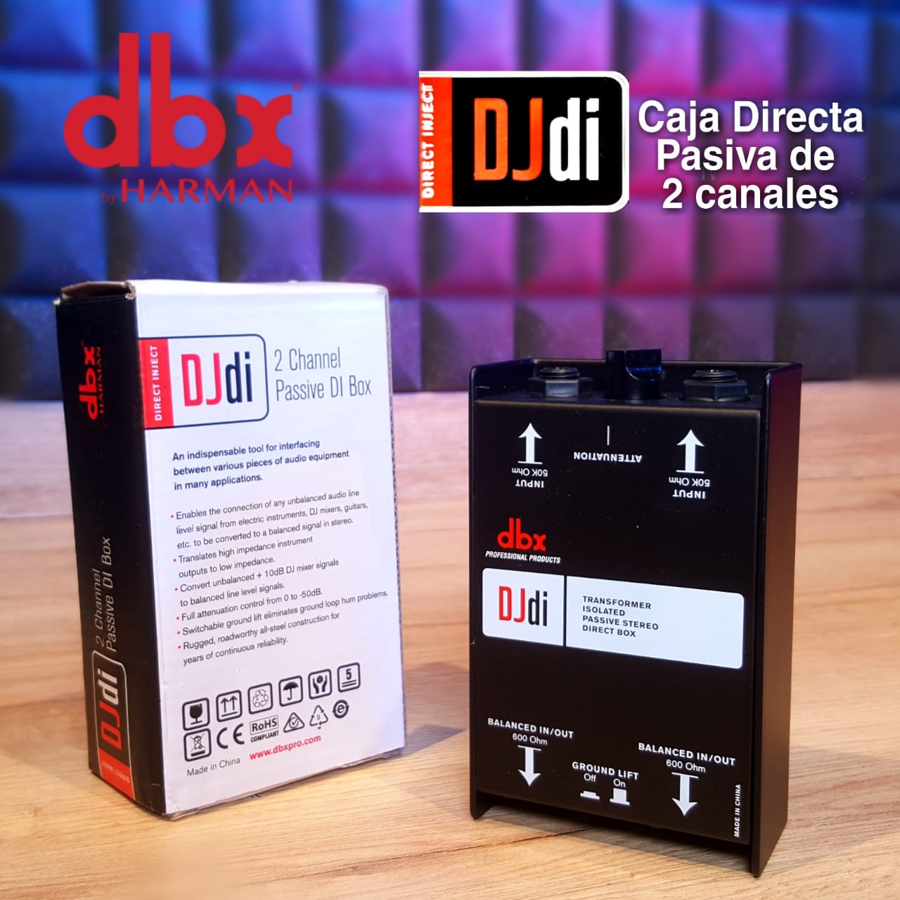 DBX DJ DI CAJA DIRECTA