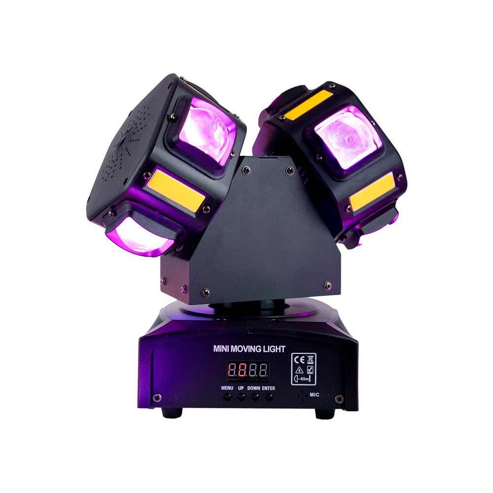 PRO DJ DOUBLE HEAD 810 CABEZA MOVIL LED CON LASSER