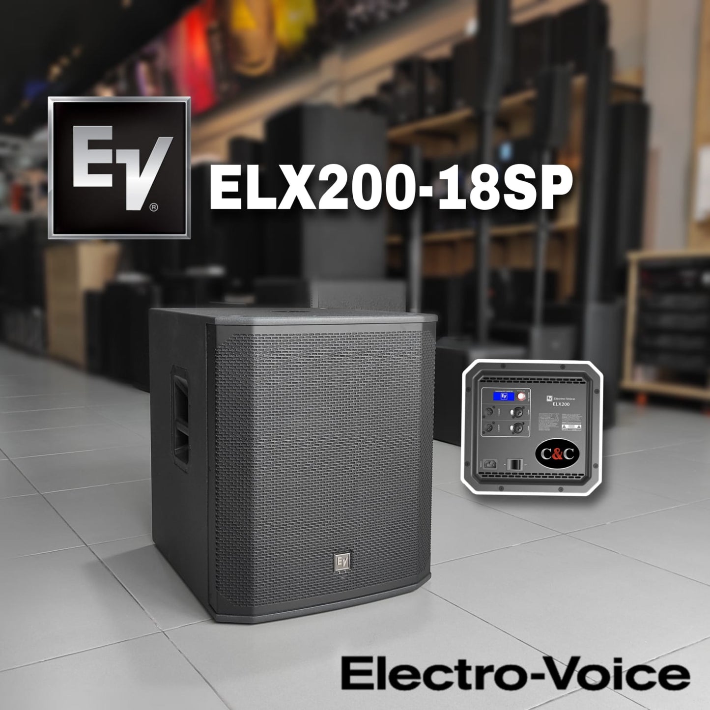 ELECTROVOICE ELX200-18SP BAJO ACTIVO DE 18 PULGADAS