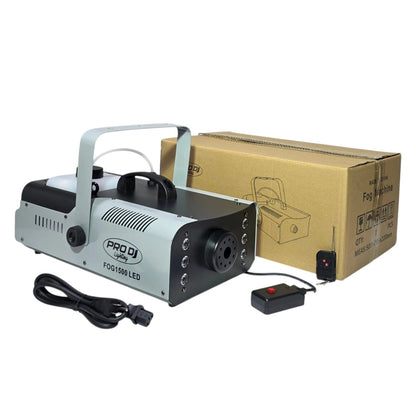 PRO DJ LIGHTING FOG1500 LED MAQUINA DE HUMO CON LED