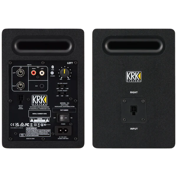 KRK KREATE 3 JUEGO DE MONITORES DE ESTUDIO DE 3 PULGADAS