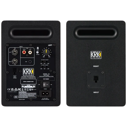 KRK KREATE 3 JUEGO DE MONITORES DE ESTUDIO DE 3 PULGADAS