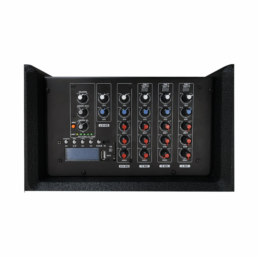 PRO DJ L415DSP SISTEMA LINEAL ACTIVO 600W RMS CON DSP Y MEZCLADOR 7 CANALES