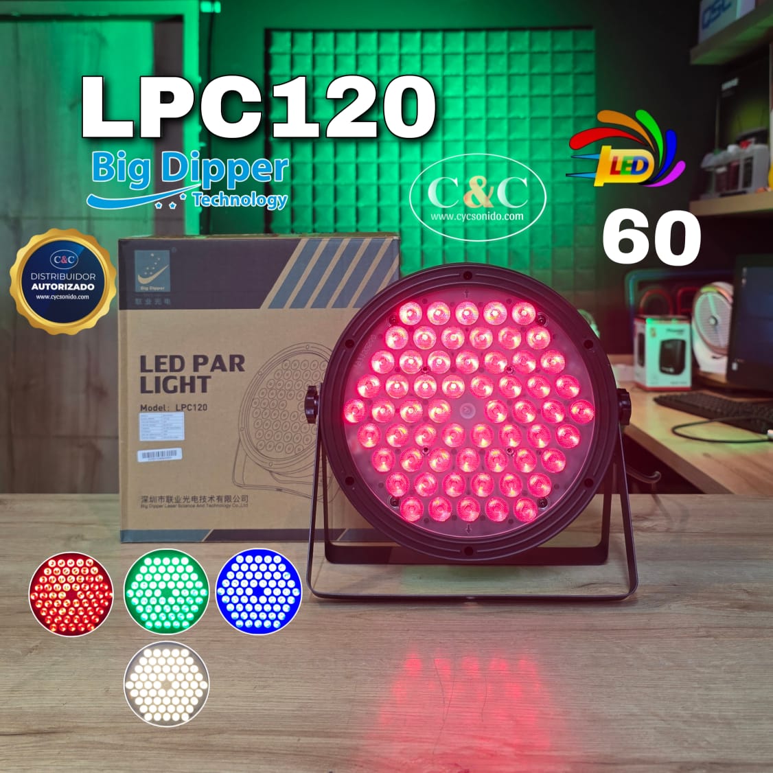 BIG DIPPER LPC120 PAR LED