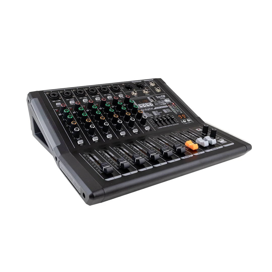 PRO DJ MD6S CONSOLA ANALOGA DE 6 CANALES