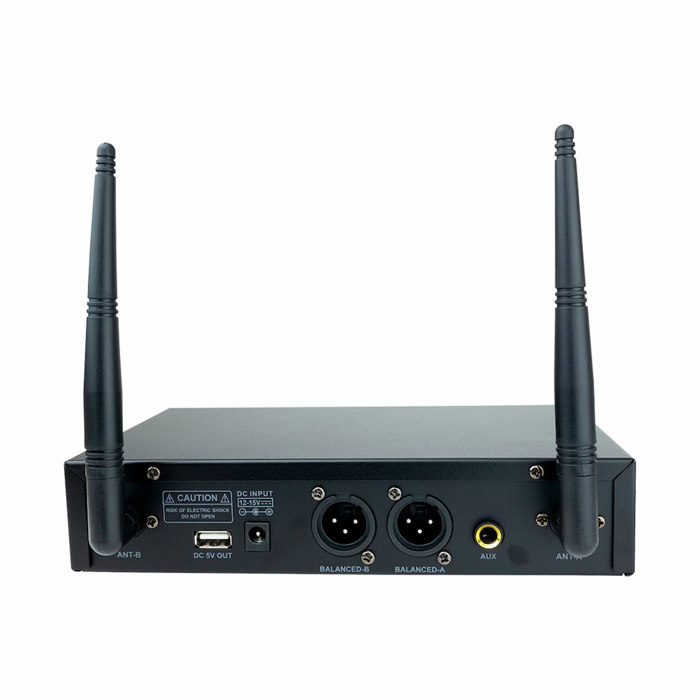 PRO DJ UHV1422M MICROFONO DOBLE INALAMBRICO