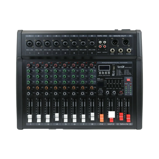 PRO DJ PM80S-99DSP CONSOLA DE 8 CANALES