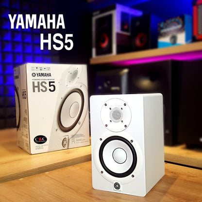 YAMAHA HS5W MONITORES DE ESTUDIO BLANCOS (PAR)