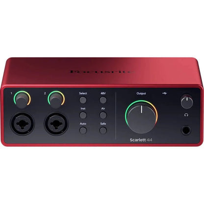 FOCUSRITE SCARLETT 4I4 GEN4 INTERFAZ DE AUDIO