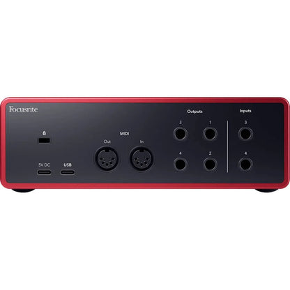 FOCUSRITE SCARLETT 4I4 GEN4 INTERFAZ DE AUDIO