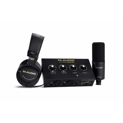 M-AUDIO M-TRACK DUO PRODUCER PACK COMBO DE ESTUDIO
