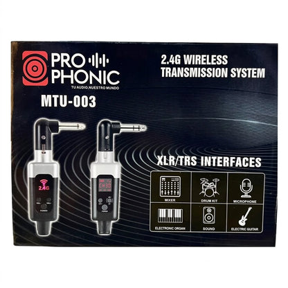 PROPHONIC MTU-003 SISTEMA RECEPTOR-TRANSMISOR UHF