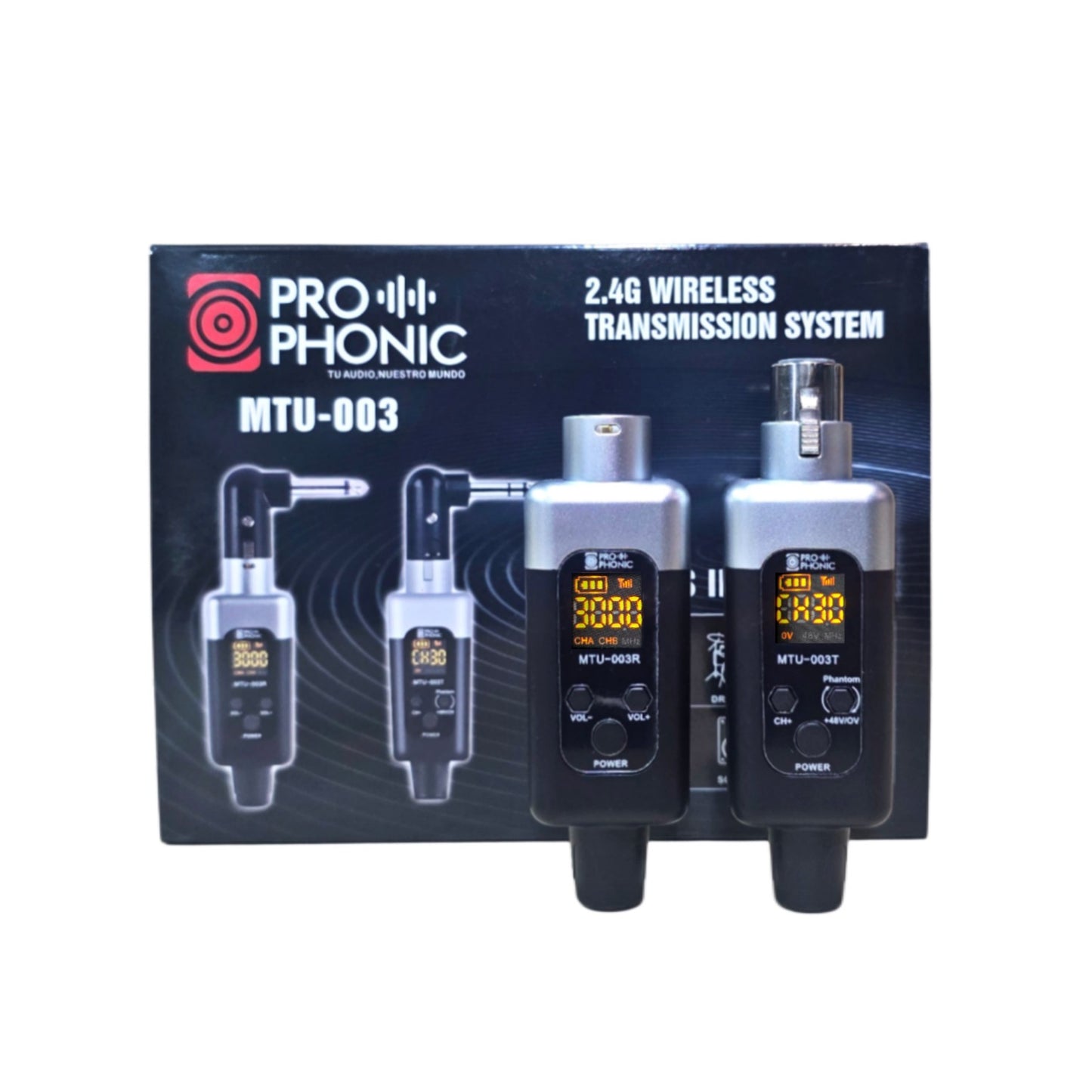 PROPHONIC MTU-003 SISTEMA RECEPTOR-TRANSMISOR UHF