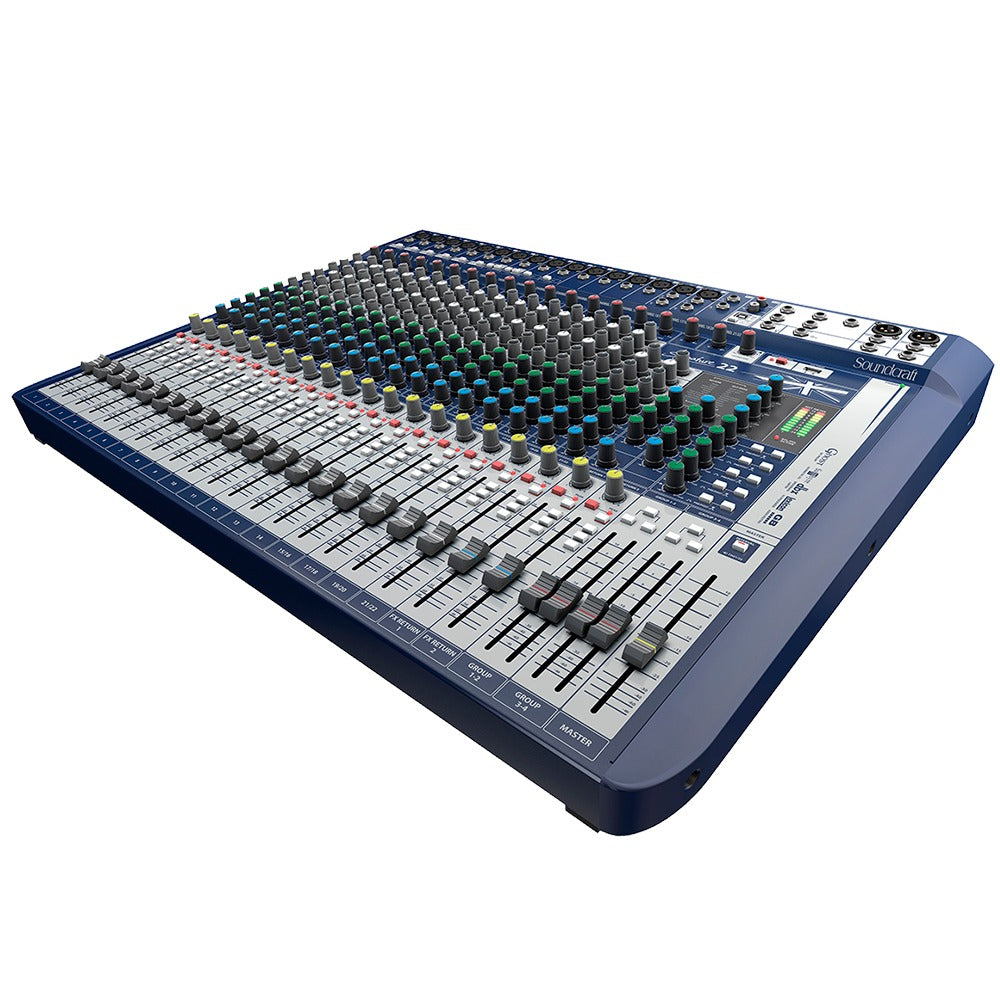 Consola 22 canales soundcraft