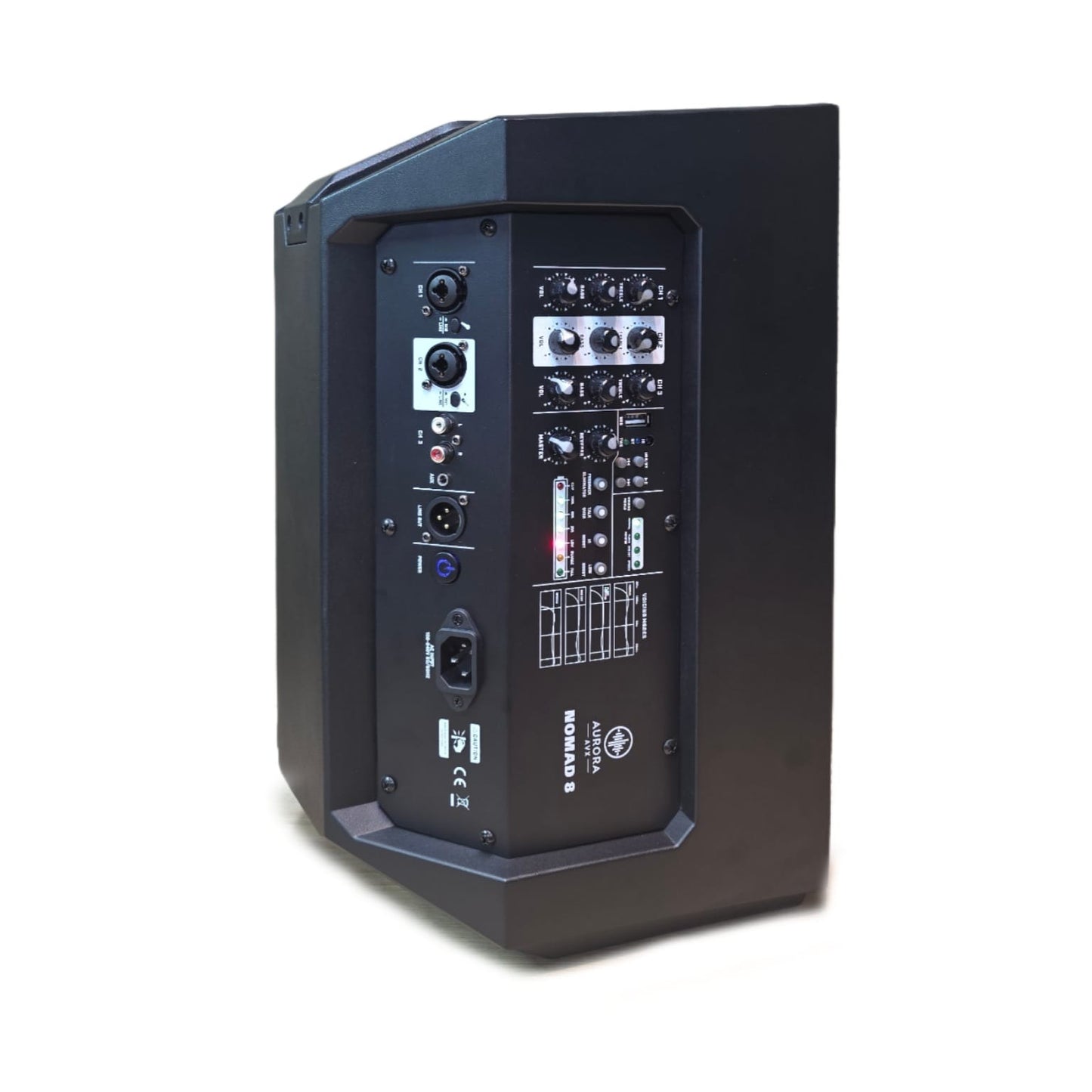 AURORA NOMAD 8 PARLANTE ACTIVO PORTÁTIL DE 8 " ( INCLUYE SISTEMA INALAMBRICO)
