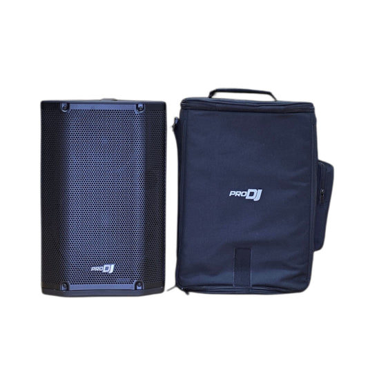 PRO DJ P8GO-BM PARLANTE PORTABLE RECARGABLE DE 8'' CON MALETA DE TRANSPORTE