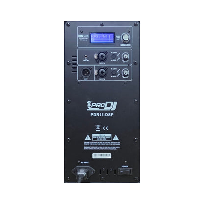 PRO DJ PDR15-DSP CABINA ACTIVA DE 15 PULGADAS