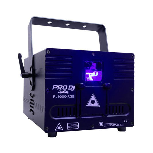 PRO DJ LIGHTING PL10000 LASSER DE ANIMACION 10W DMX ILDA ESCANER 25K