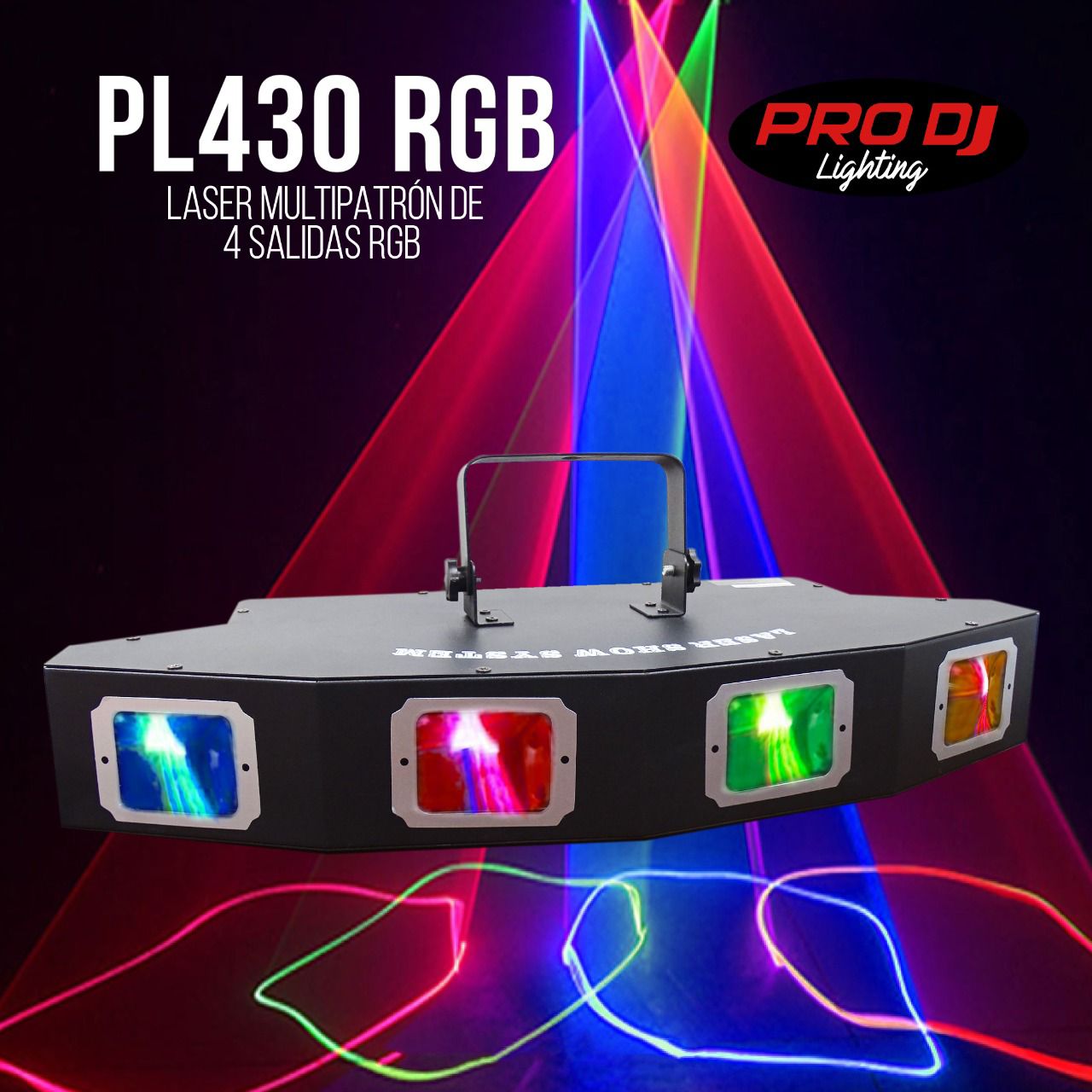 Luz lasser PL430RGB