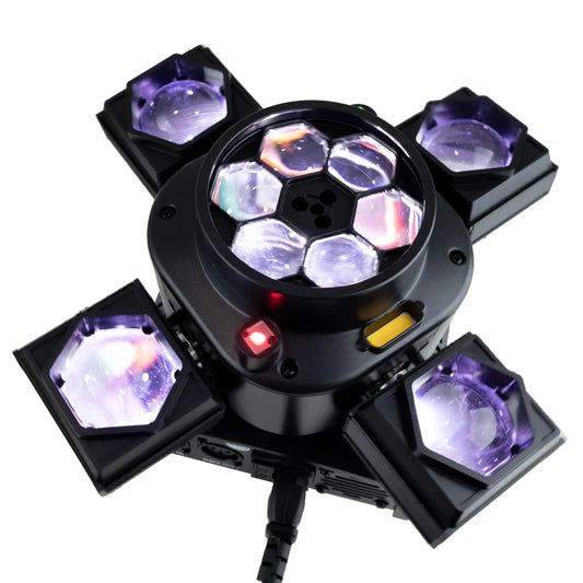 PRO DJ LIGHTING PL462 PARTY CABEZA MOVIL 4 EN 1