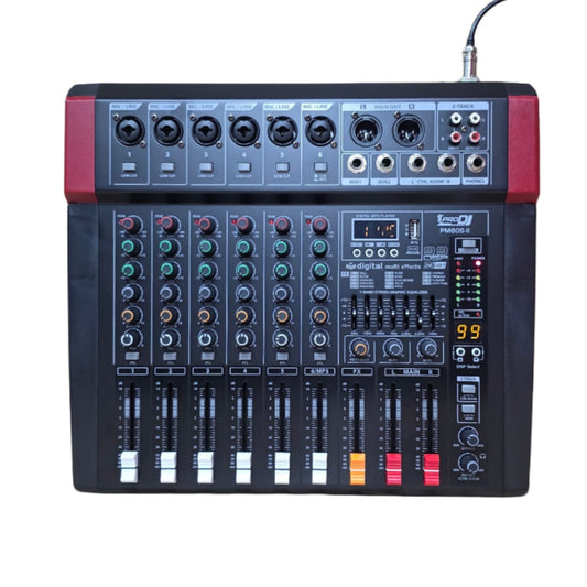 PRO DJ PM60S-II CONSOLA ANALOGA DE 6 CANALES