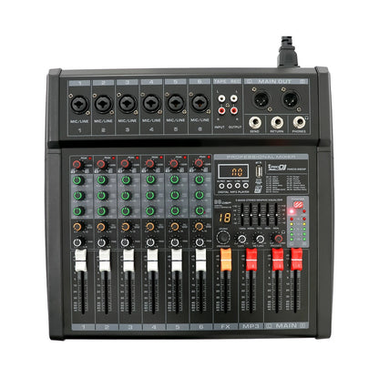 PRO DJ PM60S99DPS CONSOLA DE 6 CANALES