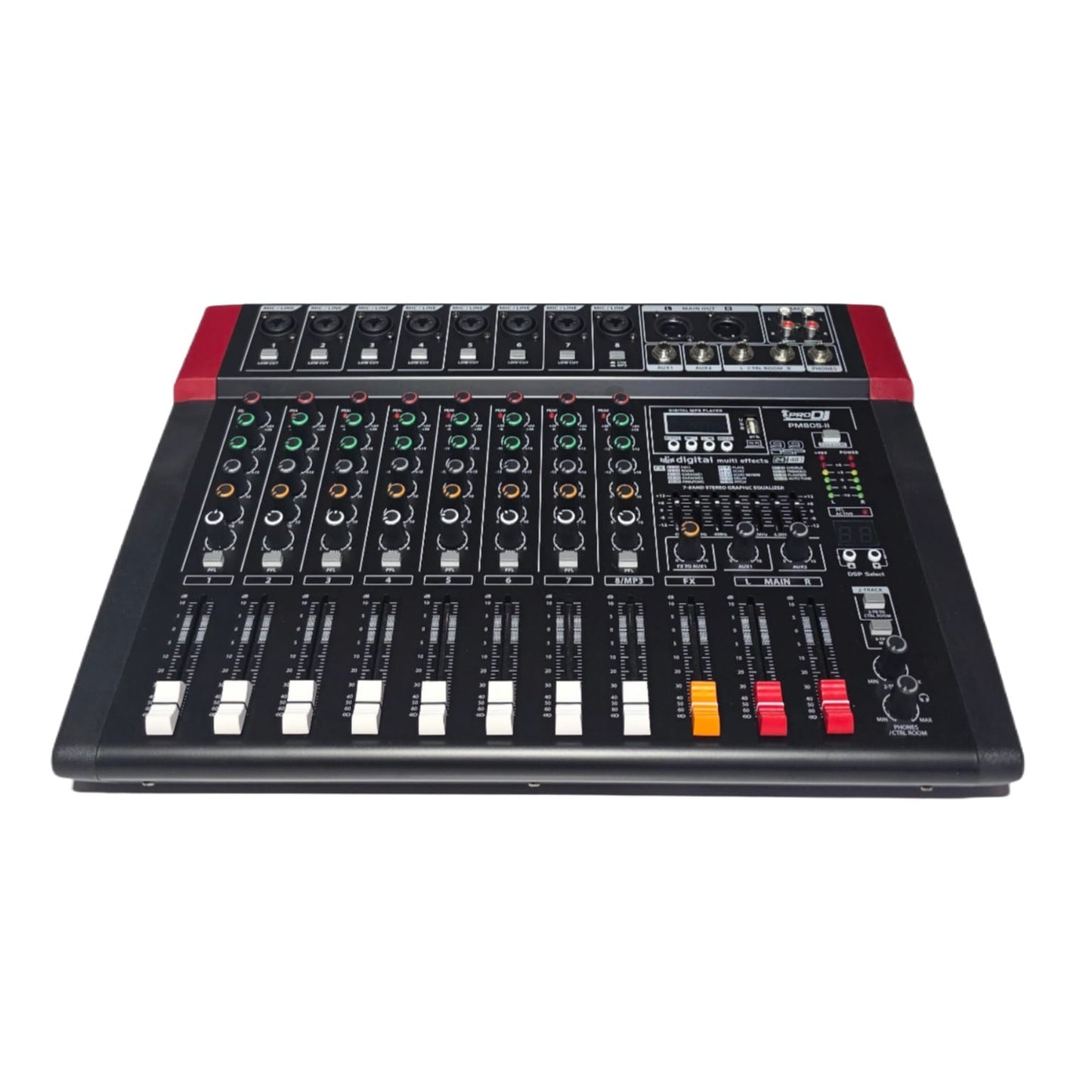 PRO DJ PM80S-II CONSOLA ANALOGA DE 8 CANALES