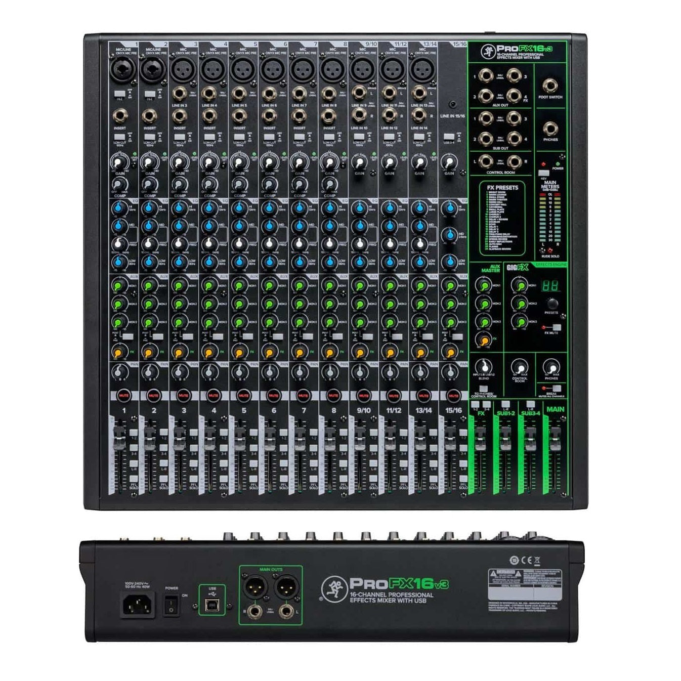 Mezclador MACKIE ProFX16v3