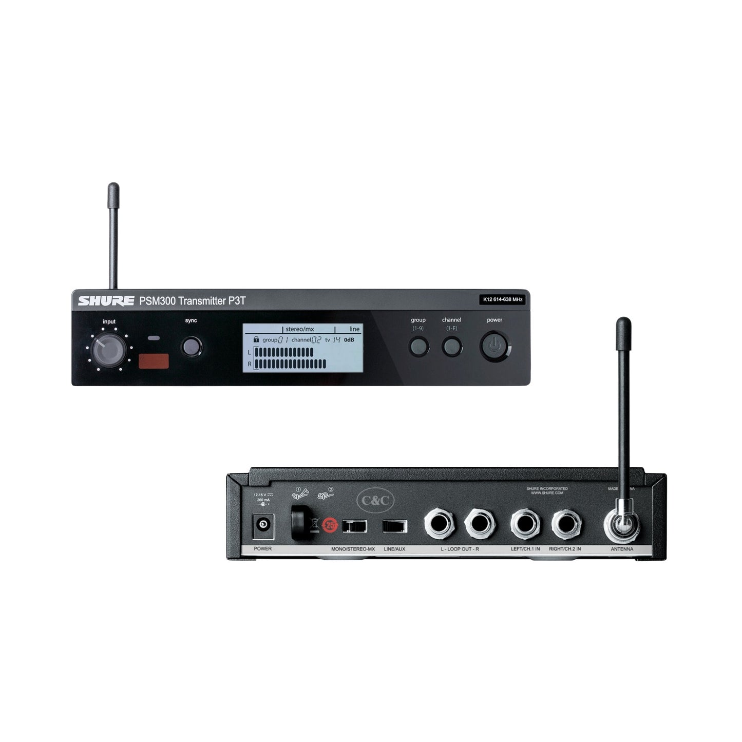 SHURE PSM300 / P3TRA215CL SISTEMA DE MONITOREO