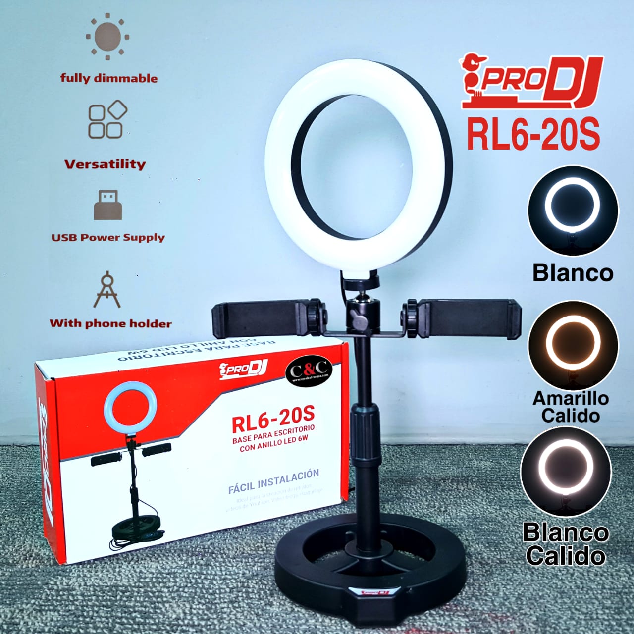 Base de mesa RL6 20S