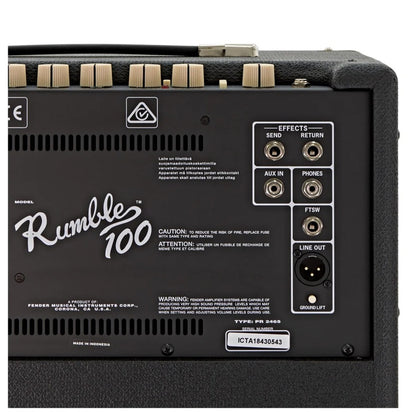 FENDER RUMBLE 100 AMPLIFICADOR EN COMBO PARA BAJO