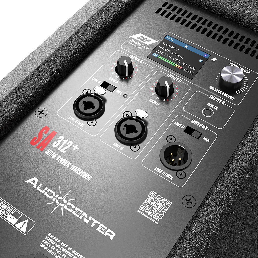 AUDIOCENTER SA312+ CABINA ACTIVA DE 12 PULGADAS