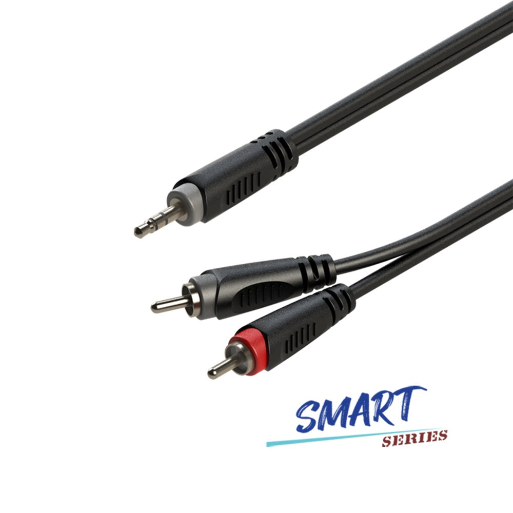 ROXTONE SAYC150L2 EXTENSION PLUG STEREO 3.5MM A 2 RCA DE 2 METROS