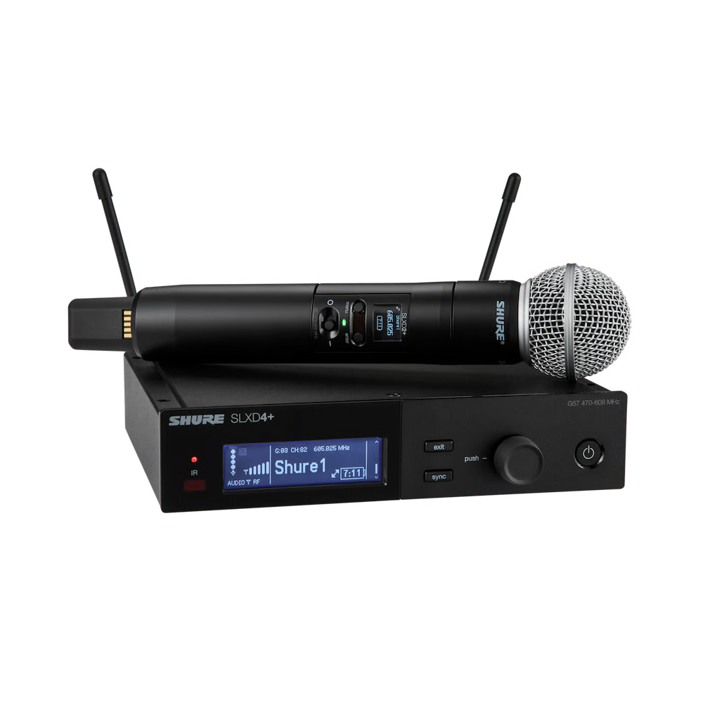 SHURE  SLXD24+/58-G57 MICROFONO INLAMBRICO CON CAPSULA SM58