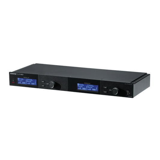 SHURE SLXD4QDAN+=-57 RECEPTOR DE 4 CANALES CON AUDIO DANTE