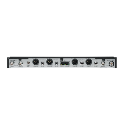 SHURE SLXD4QDAN+=-57 RECEPTOR DE 4 CANALES CON AUDIO DANTE