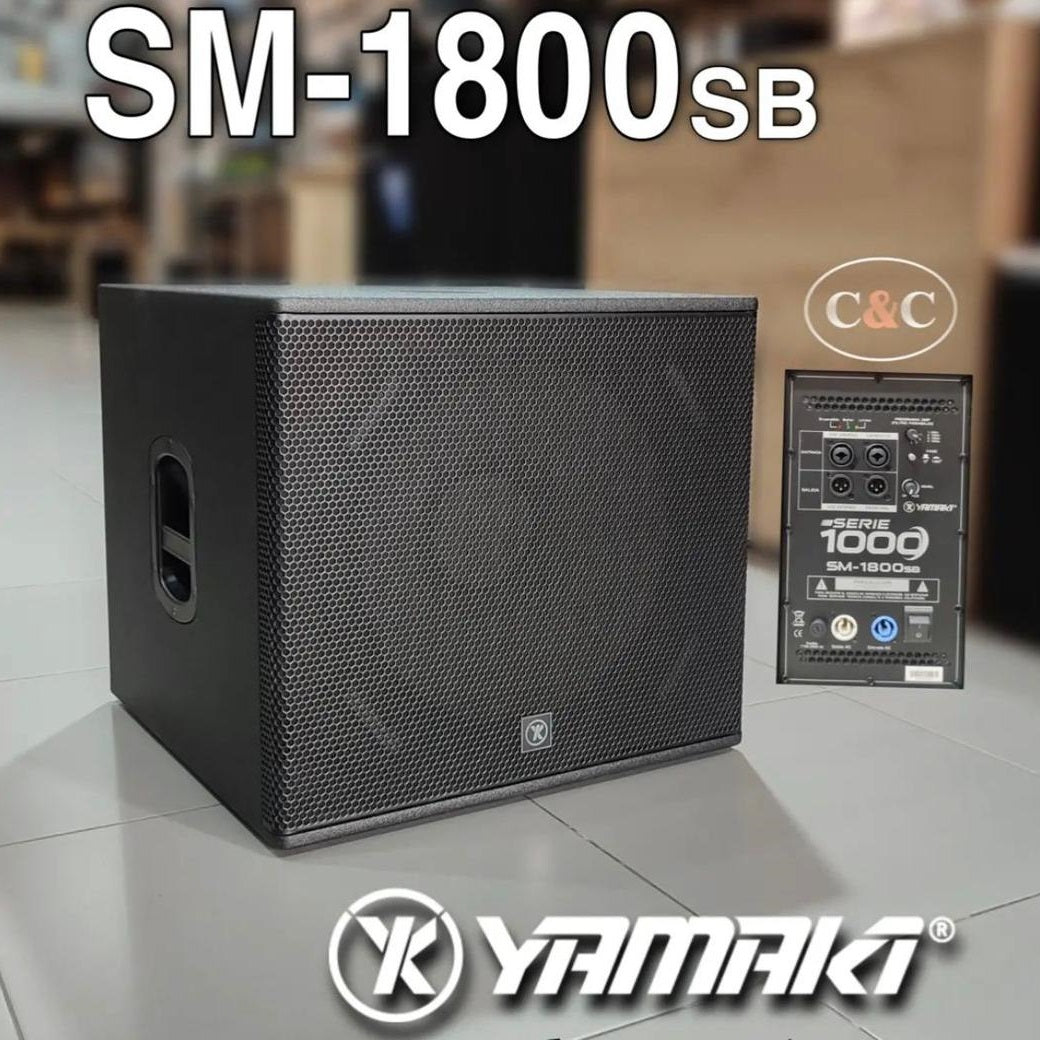 SUB BAJO ACTIVO DE 1000W YAMAKI SM1800SB
