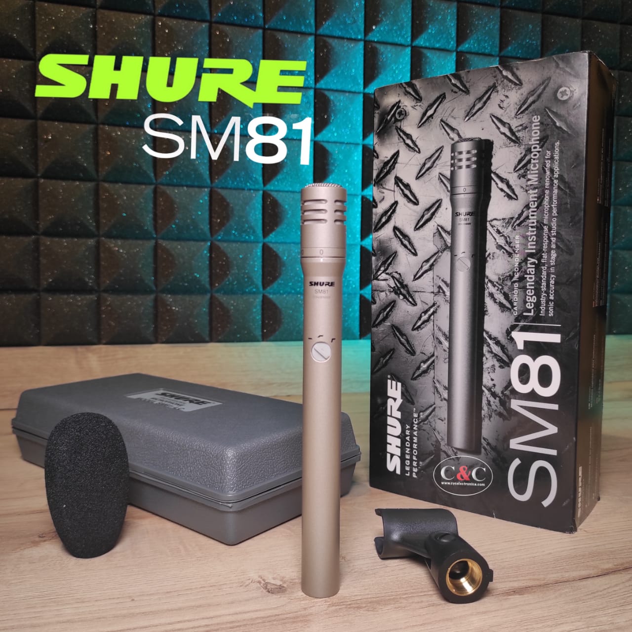 SHURE SM81LC MICROFONO UNIDIRECCIONAL