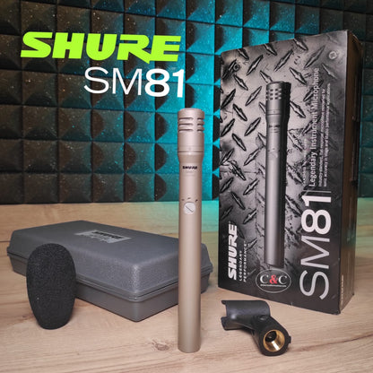 SHURE SM81LC MICROFONO UNIDIRECCIONAL