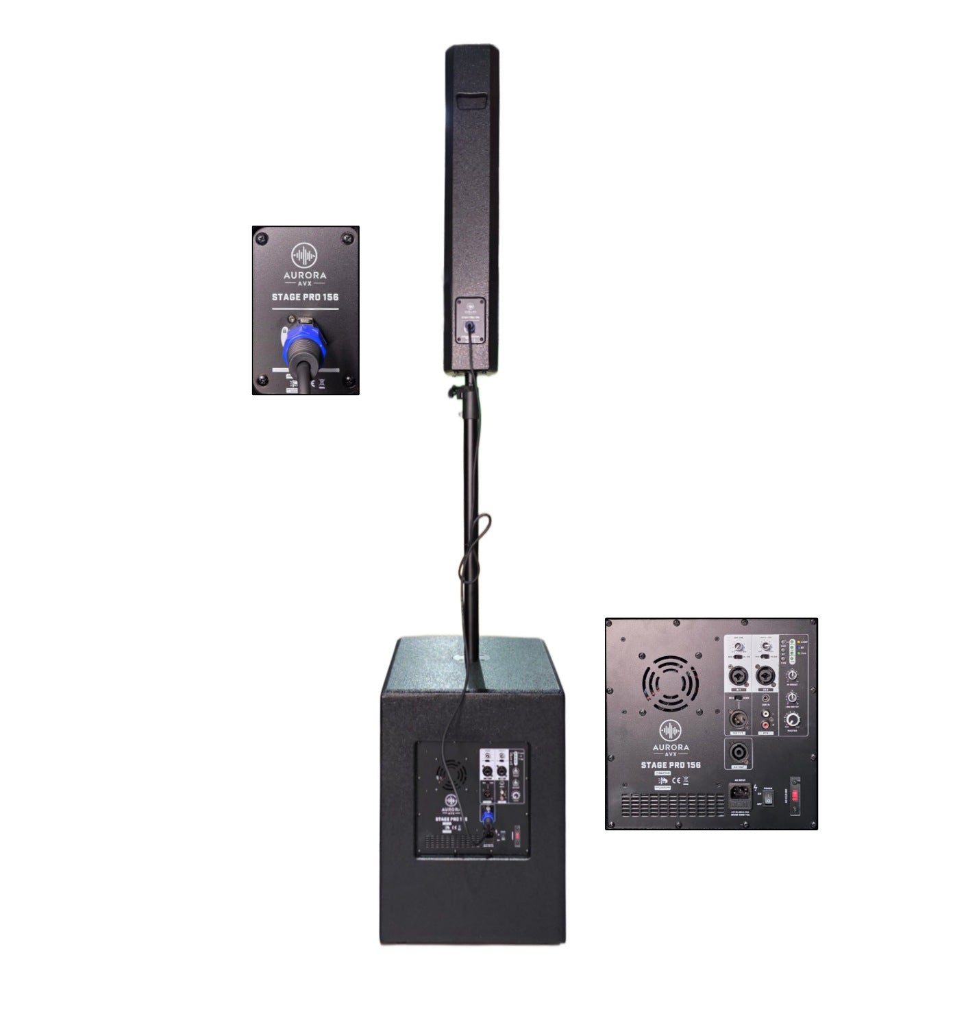 AURORA STAGE PRO 156 SISTEMA ARRAY VERTICAL PORTABLE
