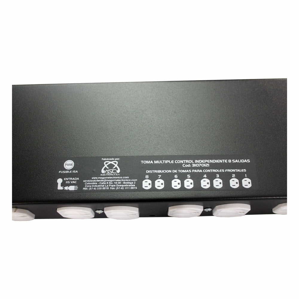 MAGOM TM CONTROL INDEP 8S SWICHERA 8 PUESTOS PARA RACK