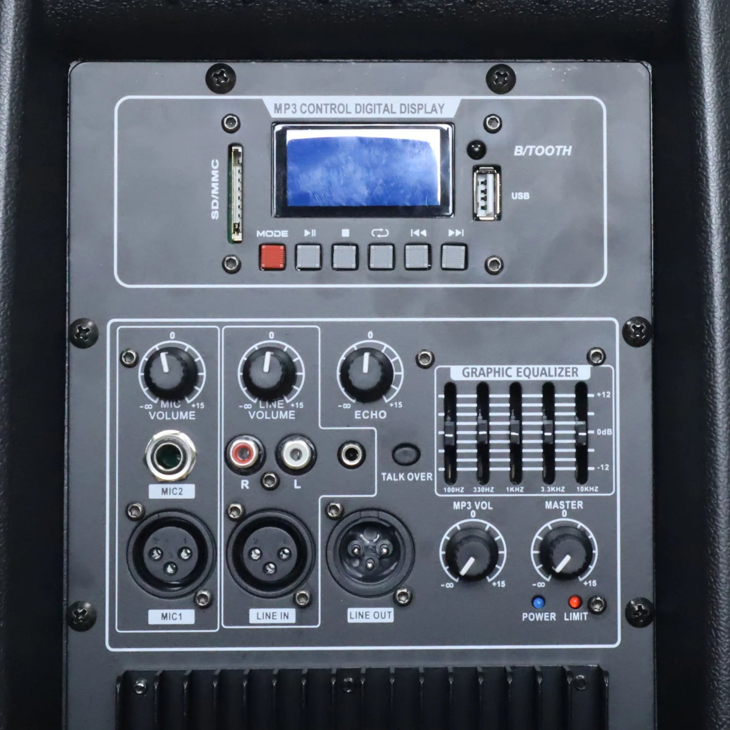 PRO AUDIO COMBO FIESTA CABINA DE 15''-TRIPODE-MICROFONO