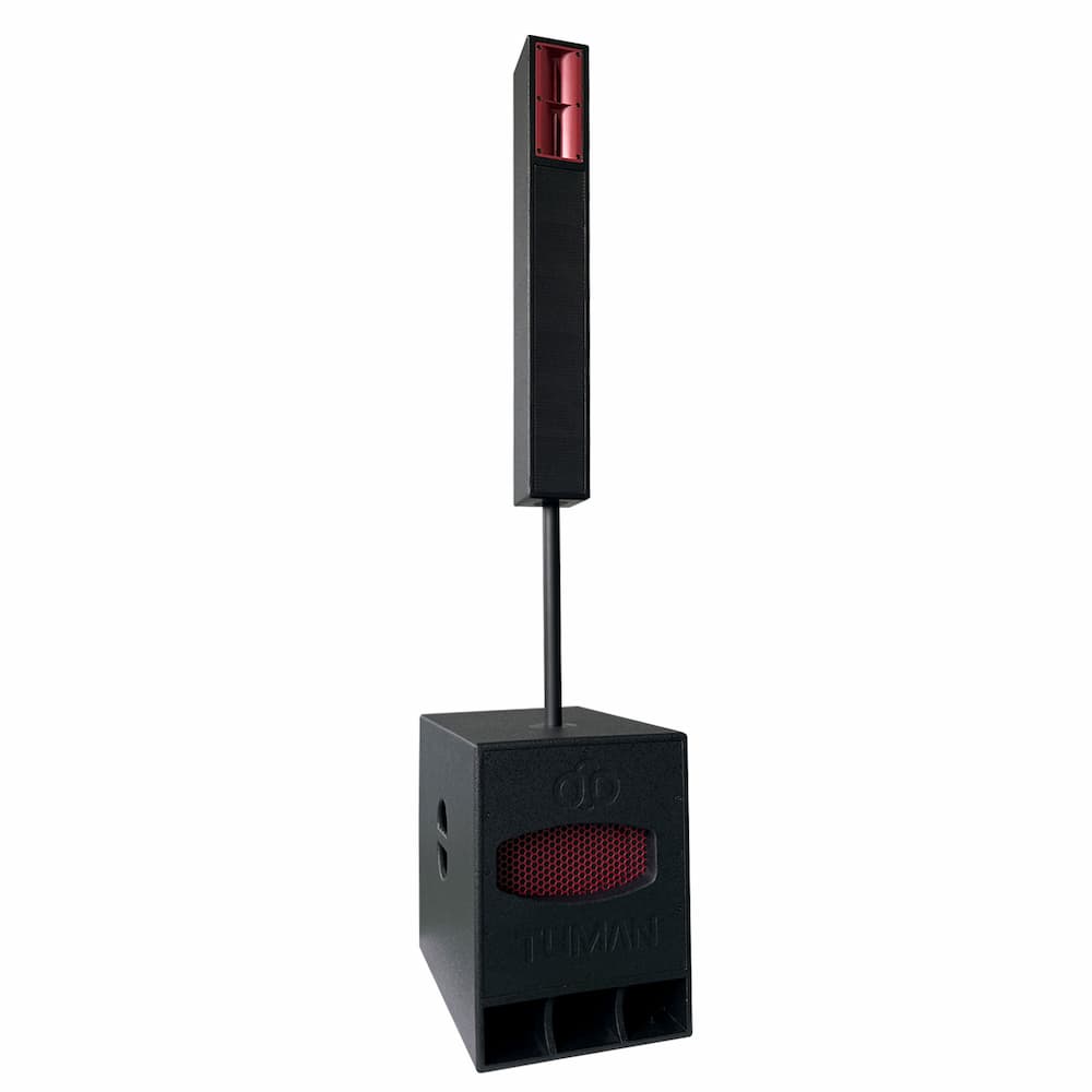 TUMAN TU1562 SISTEMA DE SONIDO PROFESIONAL 1.1 DE ALTA POTENCIA CON DSP Y WOOFER DE 15''